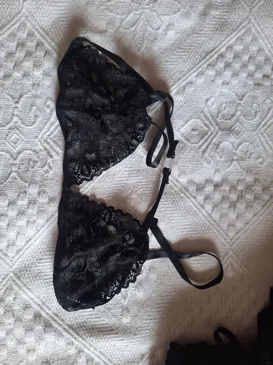 Sutiã de renda preto - Tamanho m