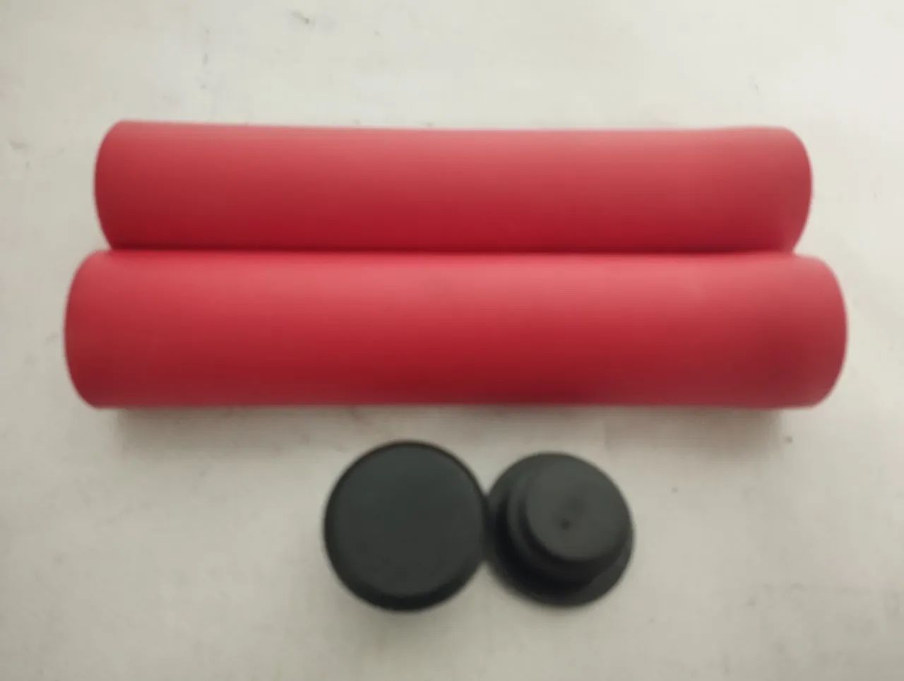 Manoplas de guidão MTB ABSOLUTE Vermelha Nova - Foto 4