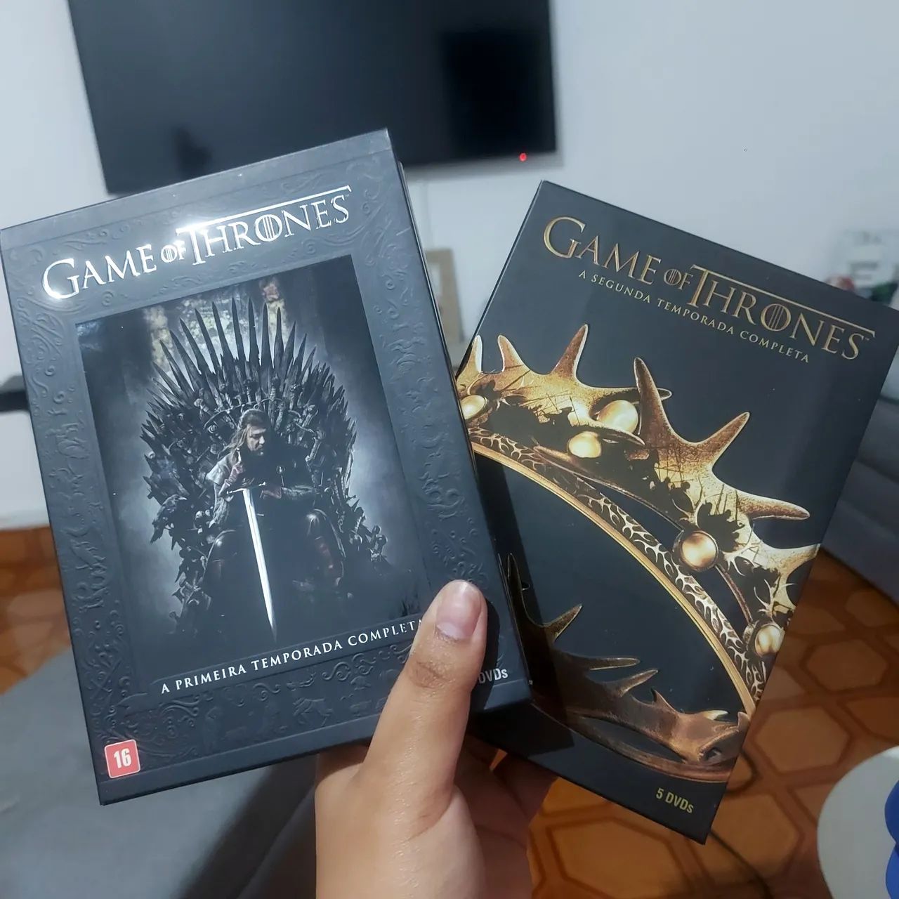 DVD Game Of Thrones 1 e 2 completo original