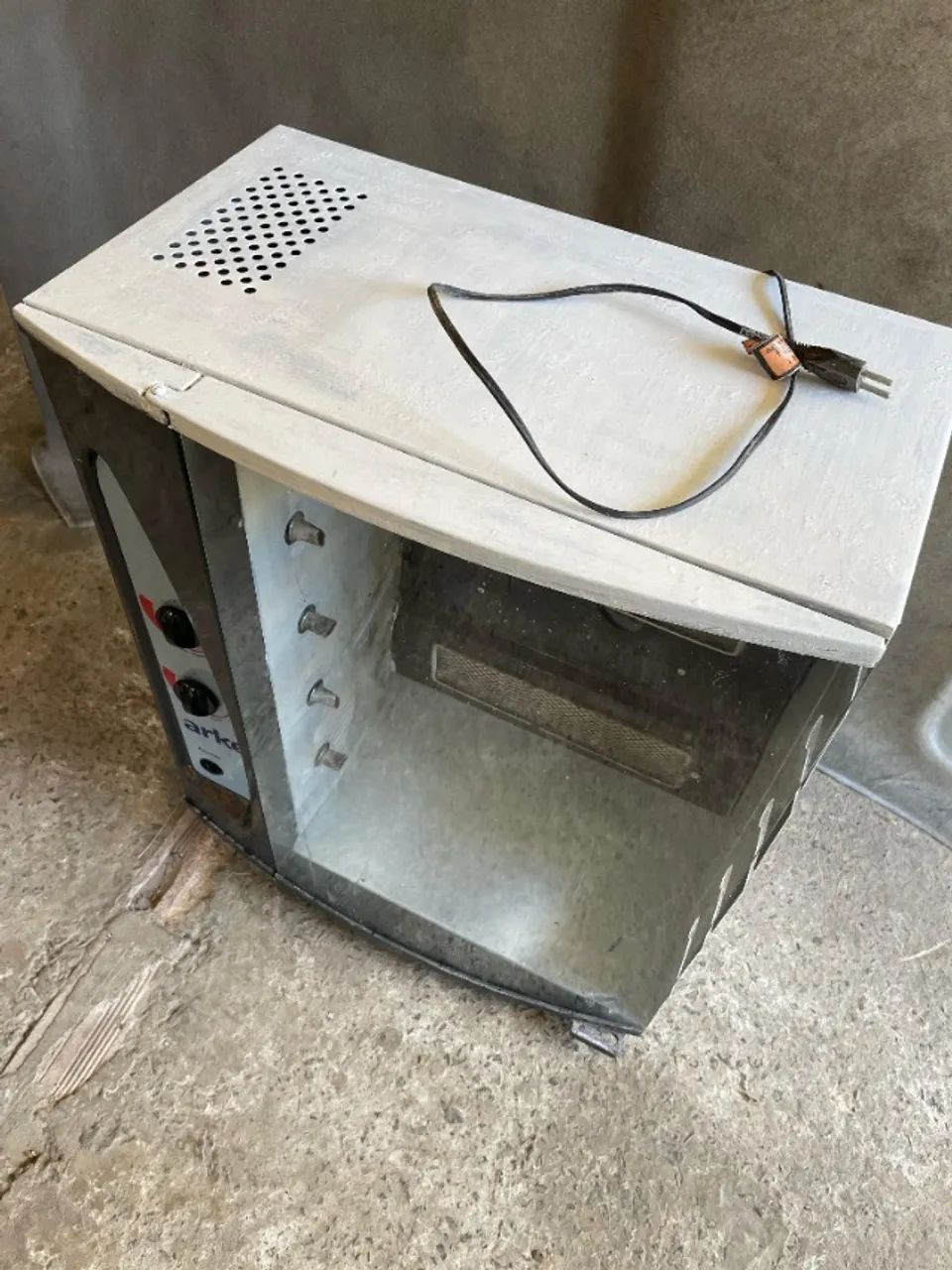 Churrasqueira a Gás Rotativa Com 5 Espetos Giratórios Arke - Foto 3