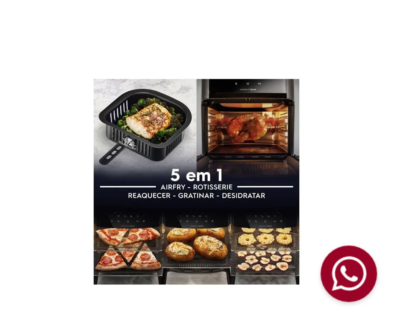Airfryer Electrolux Rita 680 - 4,2L - Preto - Foto 4