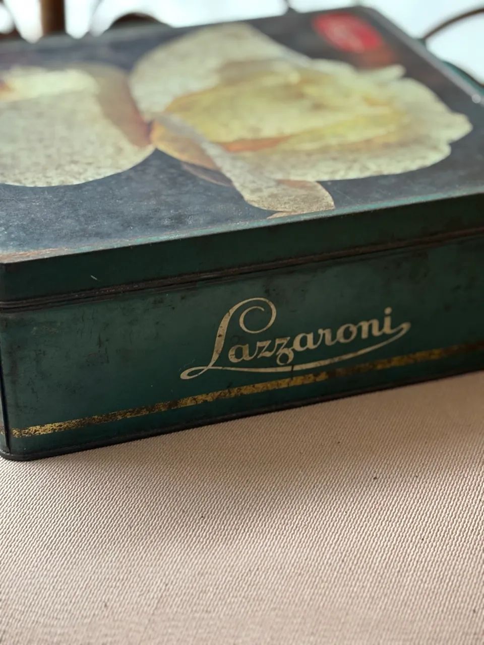 Caixa antiga biscoitos Lazzaroni  - Foto 5