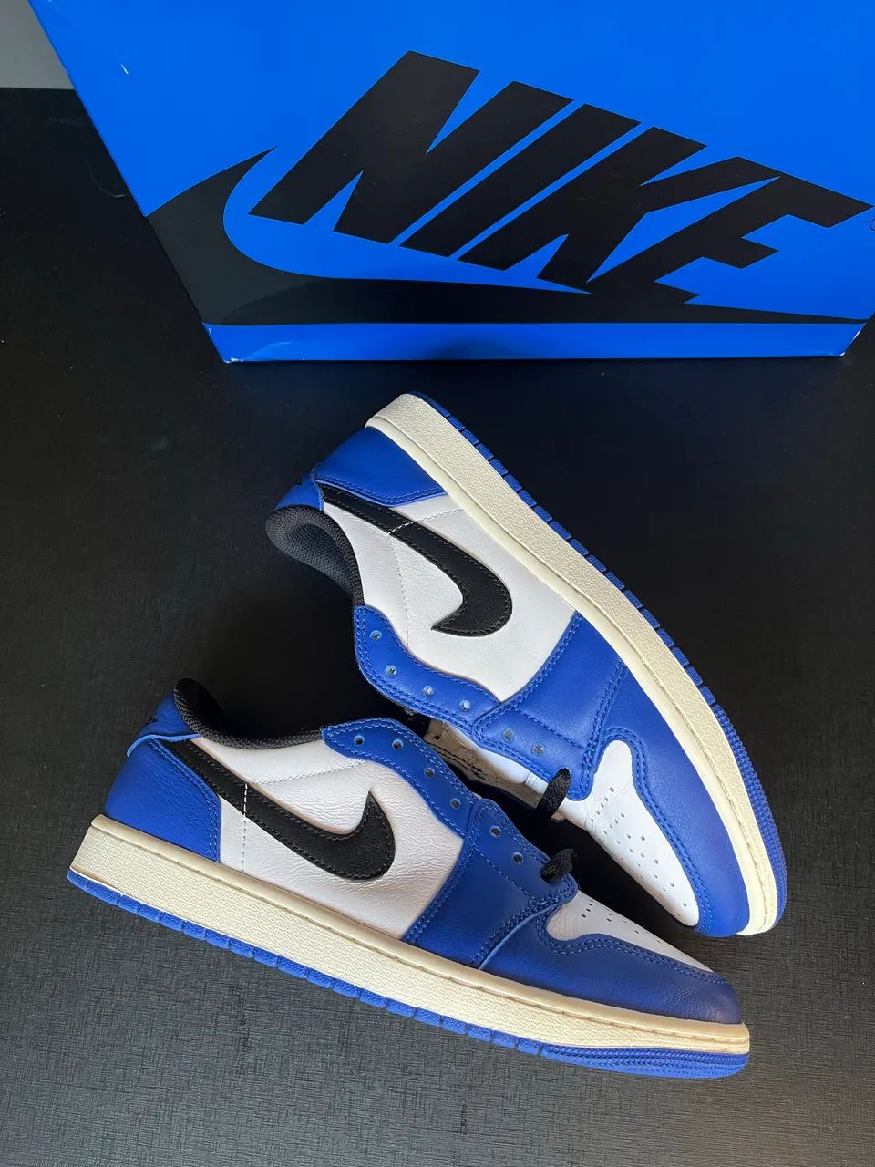 Tênis Air Jordan 1 Low OG Game Royal