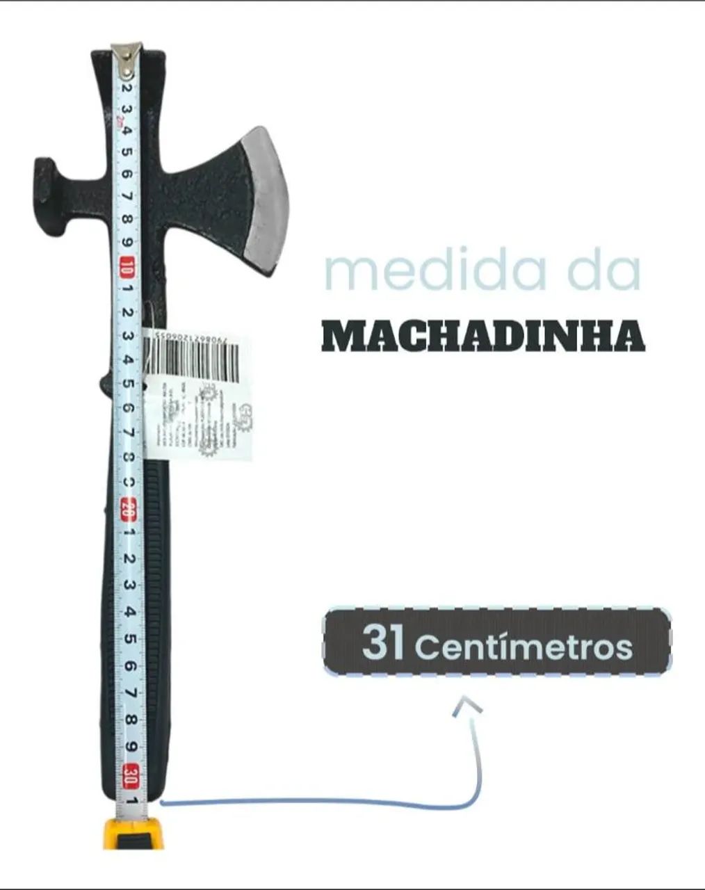 Machado ? 3 em 1 - cutelo 3 em 1 - machadinho multifuncional  - Foto 3