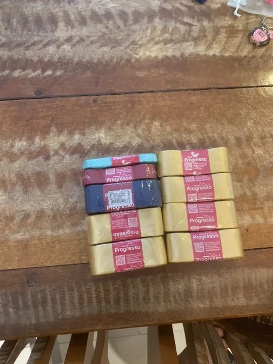 Fita de Cetim e Gorgurão Progresso - 09 Rolos