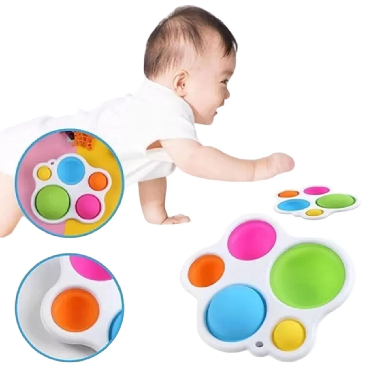 Brinquedo Sensorial Pop It Fidget - Diversas Coress - Foto 2