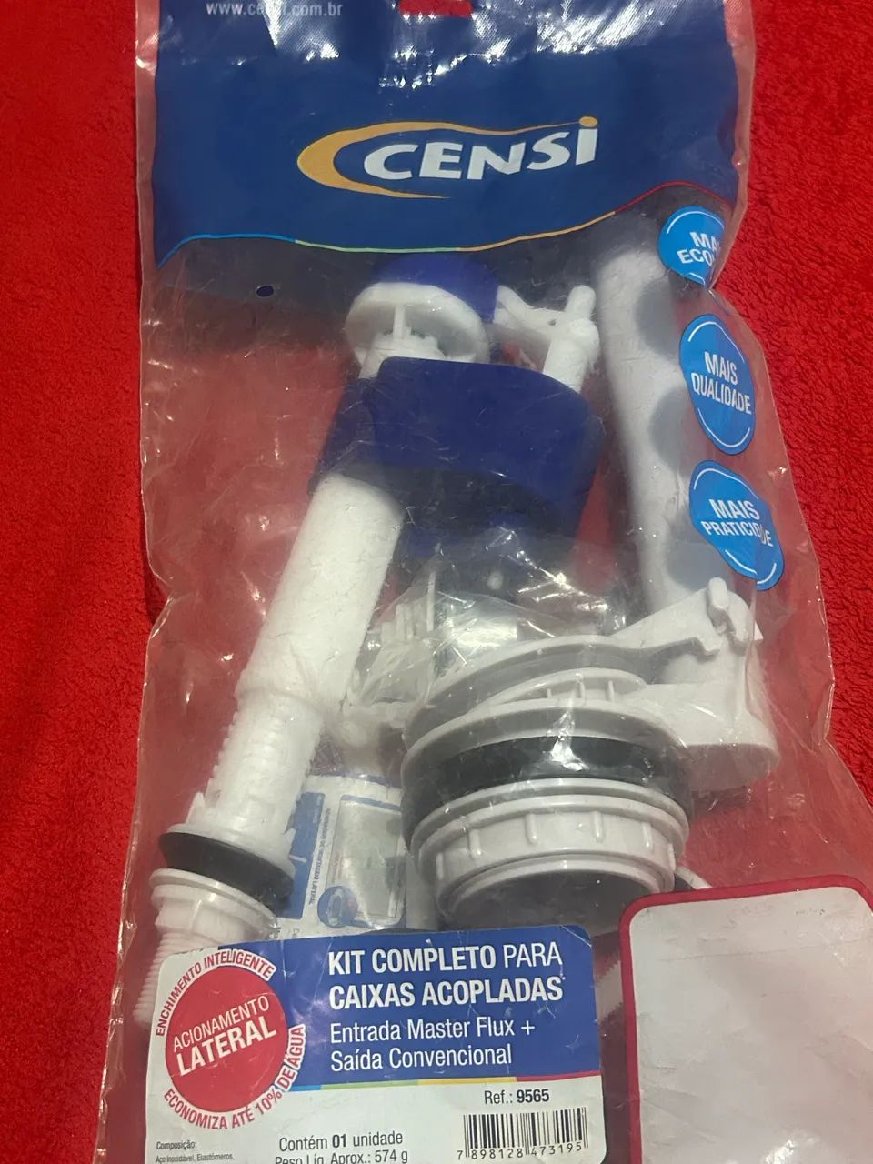 Kit completo Censi para caixa acoplada acionamento lateral  - Foto 3