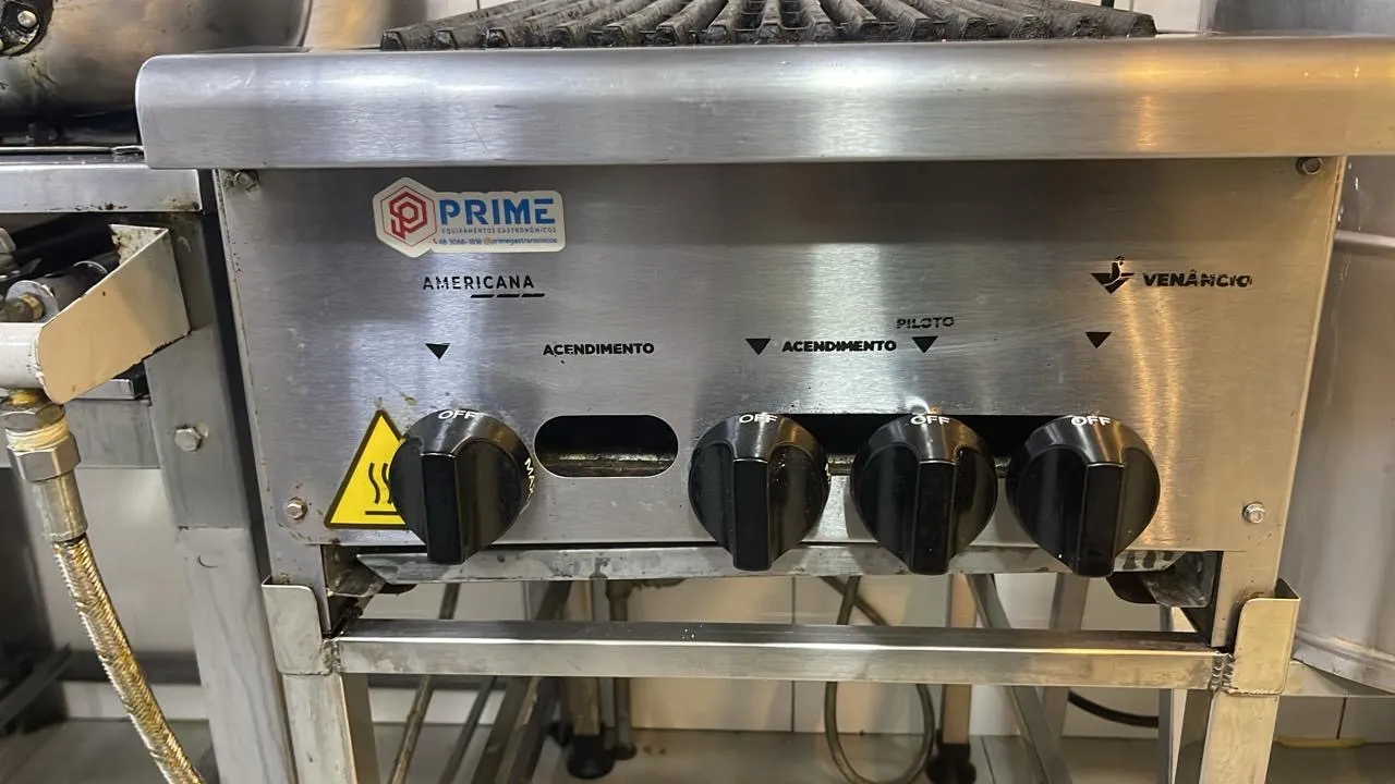 Char broiler Chapa Americana Industrial Prime Venâncio