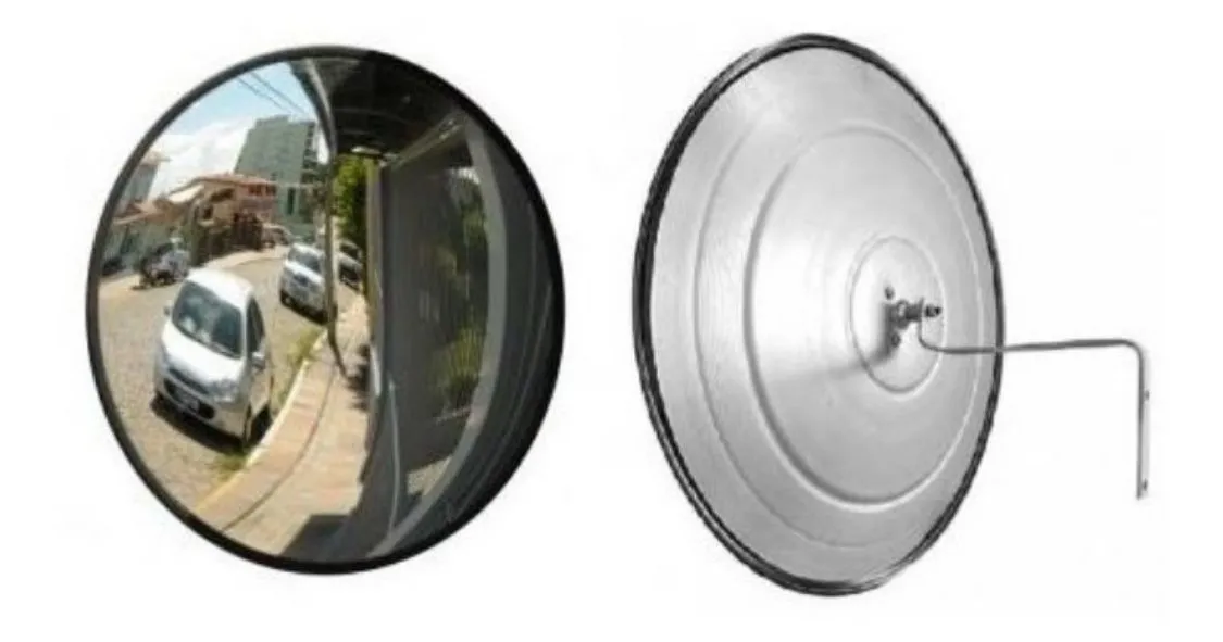 Espelho De Segurança Retrovisor Com Suporte Convexo 50cm