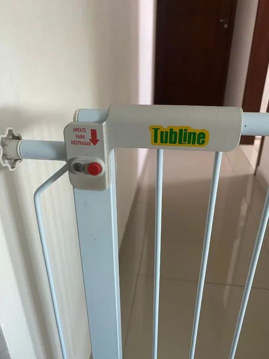 Grade de porta Tubline plus branco - Foto 2