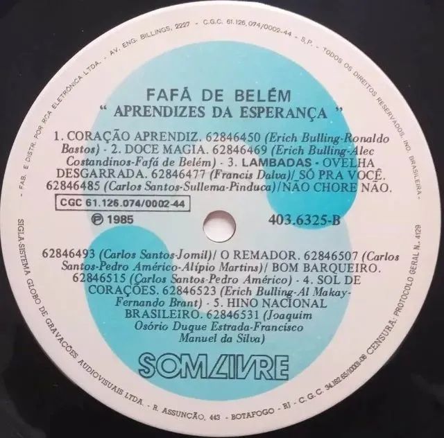 LPs - Disco vinil - Fafá de Belém - Aprendizes da esperança - Com encarte - Foto 5