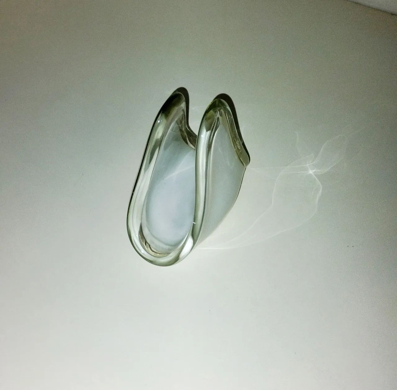 Belíssimo Porta guardanapos antigo em Cristal Murano  - Foto 2