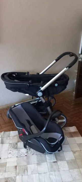 Carrinho de bebê e bebê conforto kiddo - Foto 6