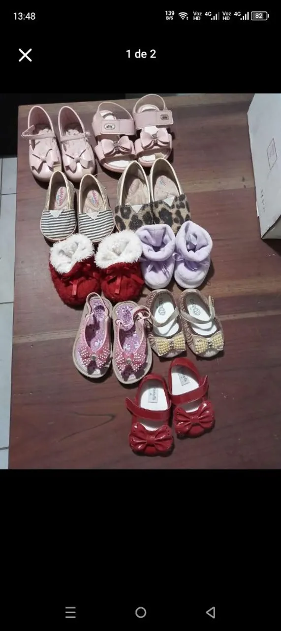 Sapatos para Bebês - Vários Tamanhos e Modelos