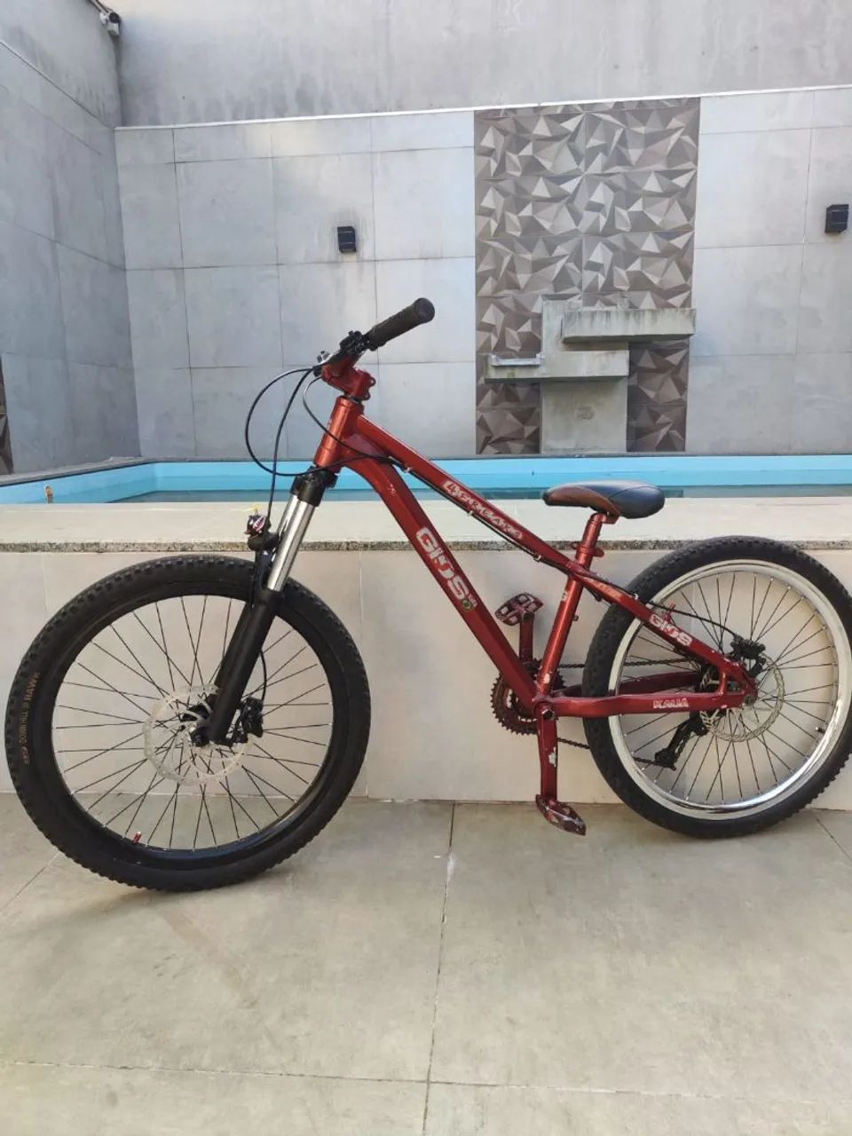 Bicicleta Gios Frx hexagon vermelha 