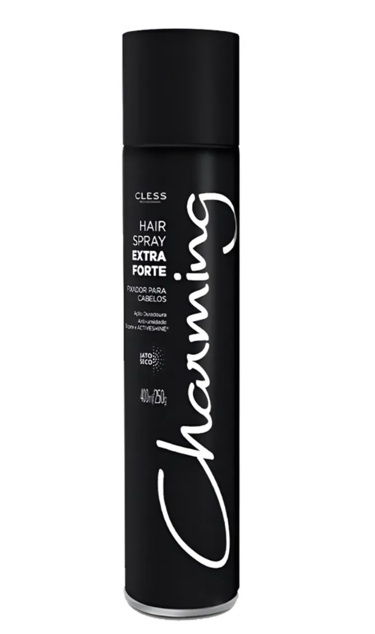  Laque Fixador De Cabelo Cless Charming Spray 400ml - Foto 2