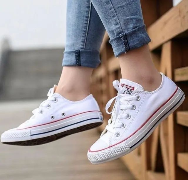 Queima de Estoque All star Branco Premium 39 ou 40 - Foto 2