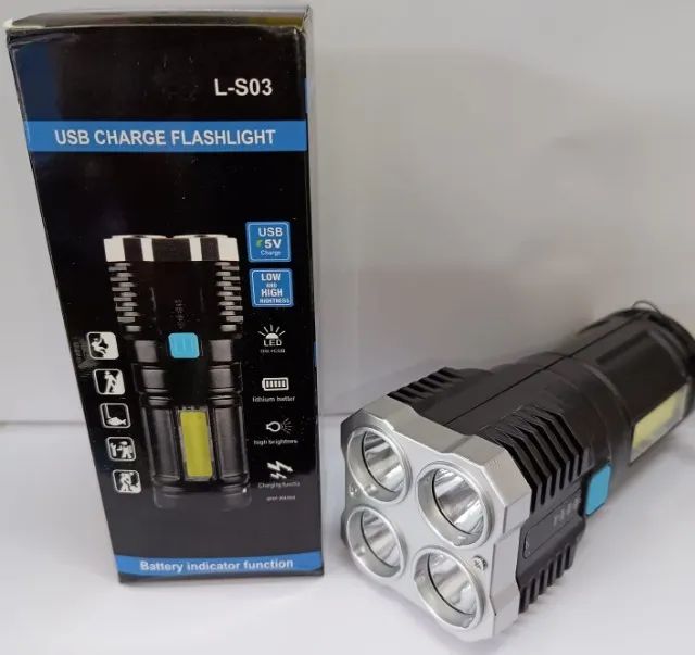 Lanterna  Leds Recarregável 