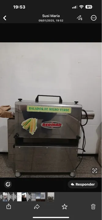 Máquina de rala milho