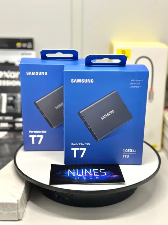 SSD Externo Samsung T7 1TB - Novo