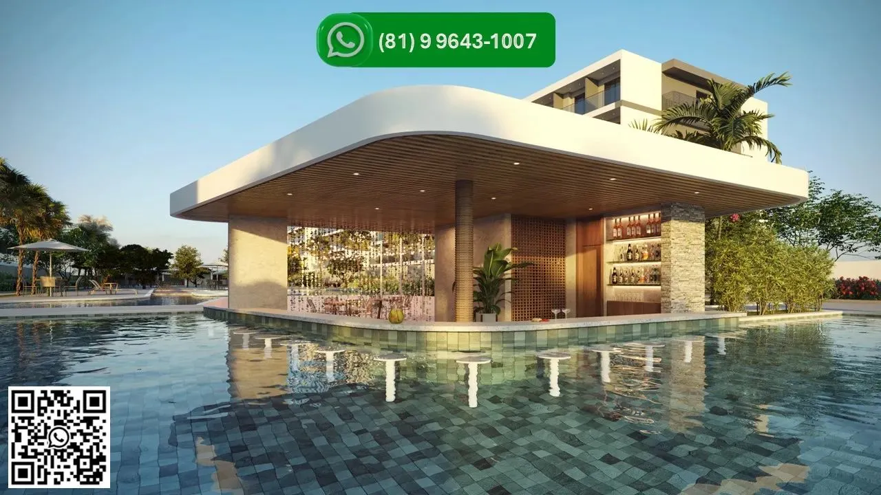 PRAIA DOS CARNEIROS - FLAT C/ GAR DEN 43 m² 1 qrto num resort com condições especiais de a