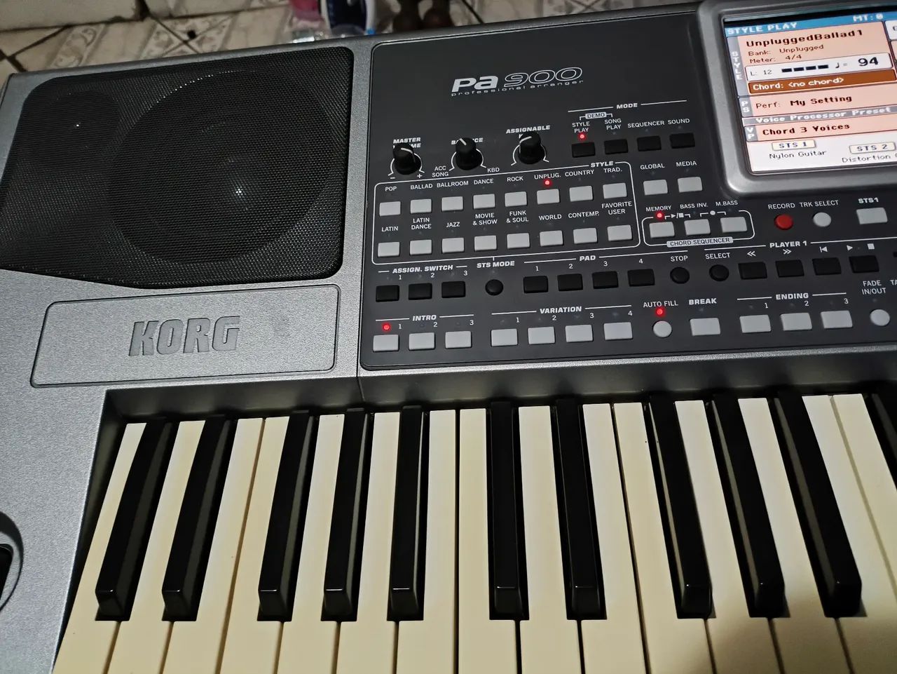 Teclado Arranjador Korg Pa900 Profissional - Equipamentos e