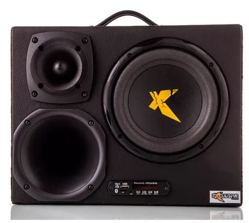 Caixa Amplificada Trio Bluetooth radio Usb Bt300 Trio 8 Pol 12v/110v/220v 300w Exclusive - Foto 5