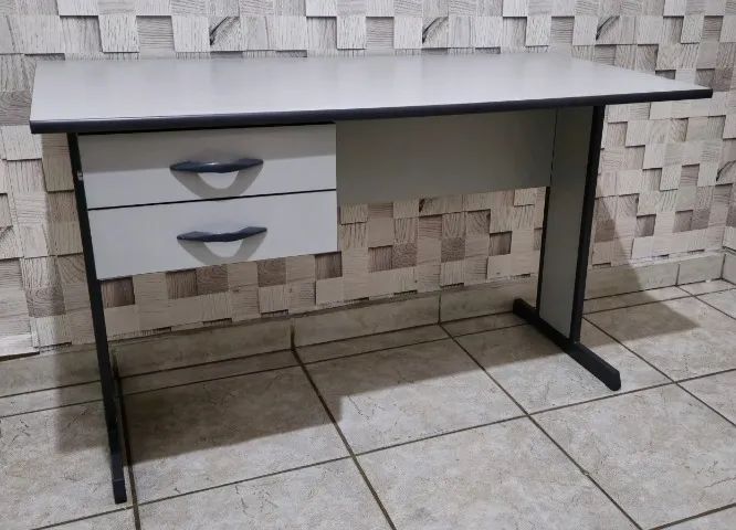 Mesa Escritório c/ Gavetas Entrego Leia - Foto 3