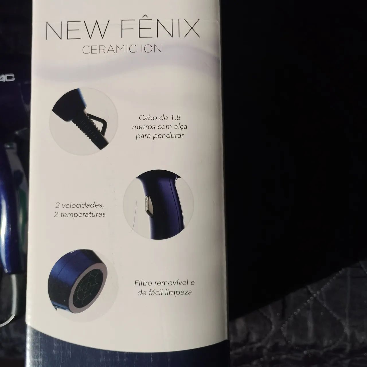 Secador de Cabelo Gama Fenix Ceramic Ion 2000W 220V - Foto 2