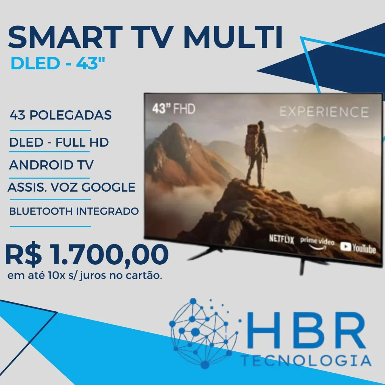 Smart TV Multi DLED 43'' - Android TV