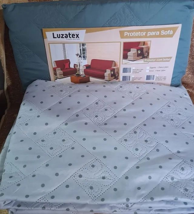 PROTETOR SOFÁ 2 E 3 LUGARES DUPLA FACE - Foto 3
