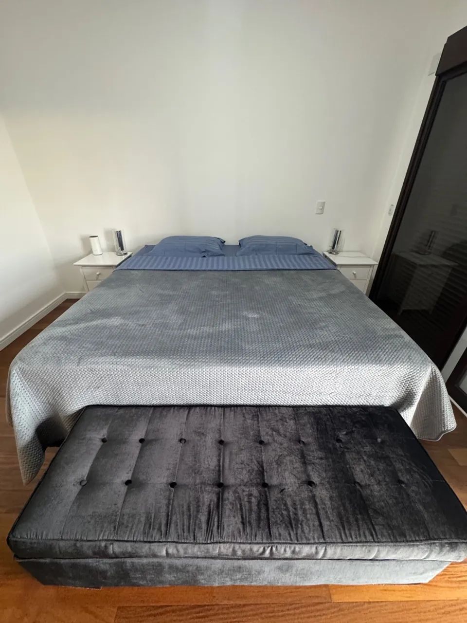 Cama Super King - Ortobom 193 cm x 203 cm com 1 ano de uso, nota fiscal e garantia - Foto 4
