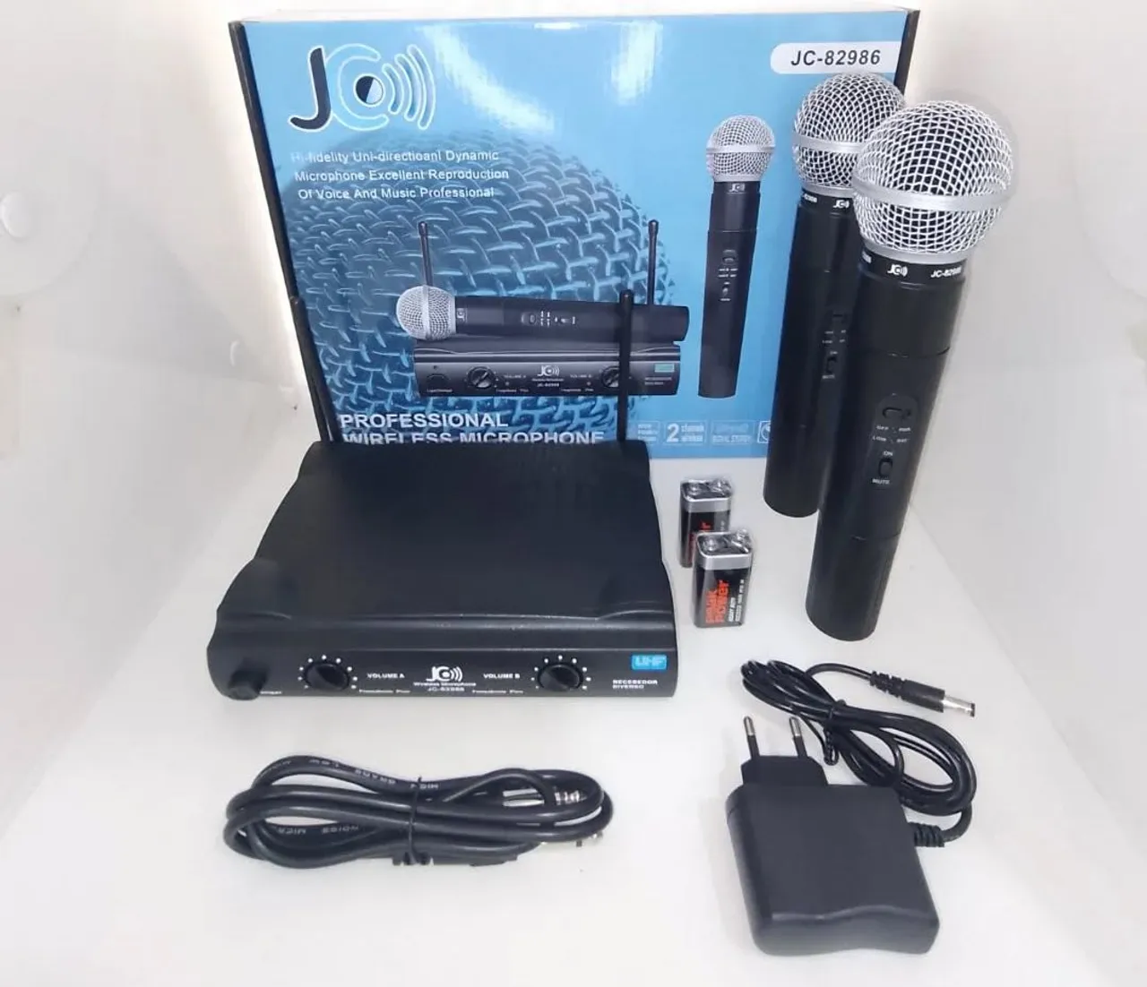 Par de Microfones Sem Fio JC-82986