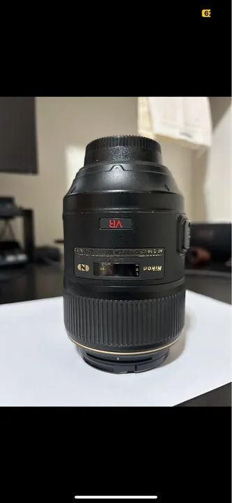 Lente Nikon 105 mm macro 