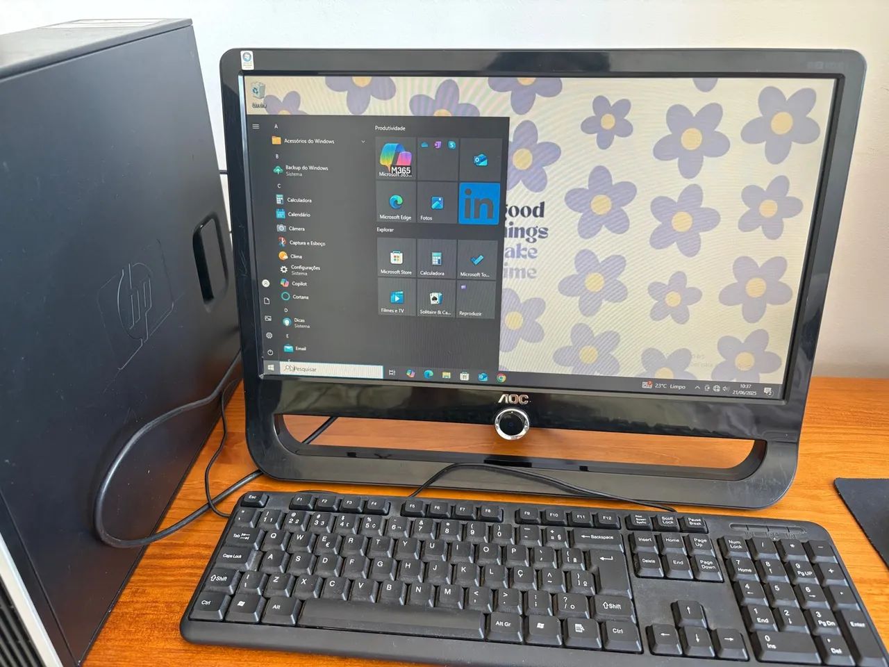 Computador HP Compaq 8000 Elite + Monitor AOC F19 - Foto 2