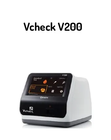 Vcheck V200 - Analisador Veterinário
