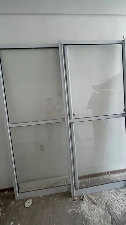 Porta de sacada 2 folhas 2,1x2,1m - Foto 4