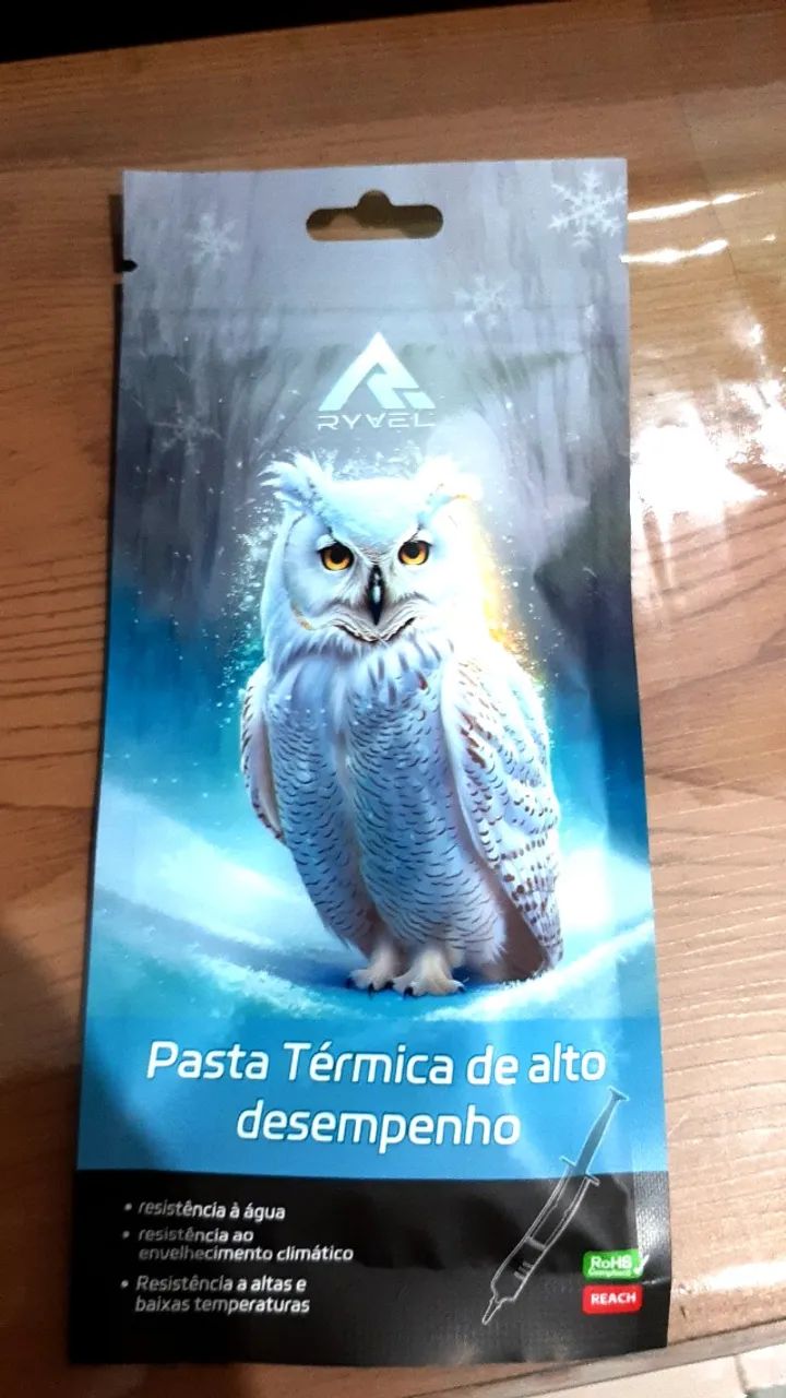 Pasta Térmica Ryvel Arctic 14.3W/mK, 5G, Cinza