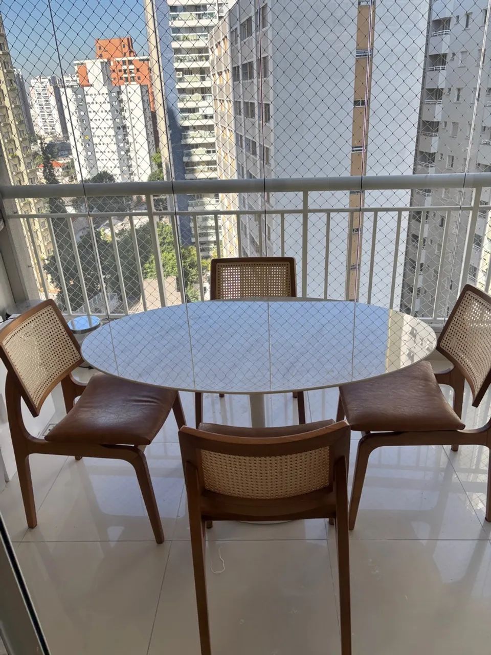 Mesa jantar 1,60X0,90 mármore taj mahal  - Foto 4