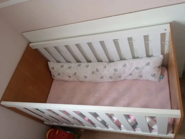 Berço semi novo MDF com colchão - Foto 4