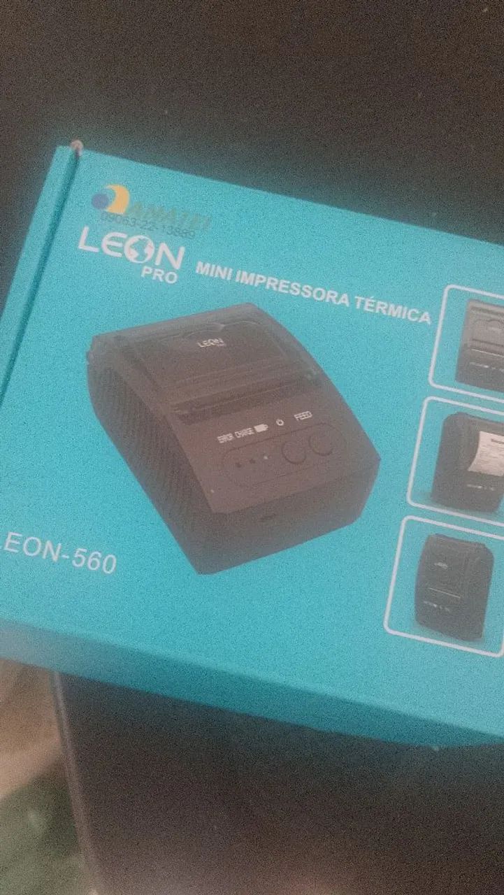 Impressora térmica e leitor de código de barras 64309138198531120