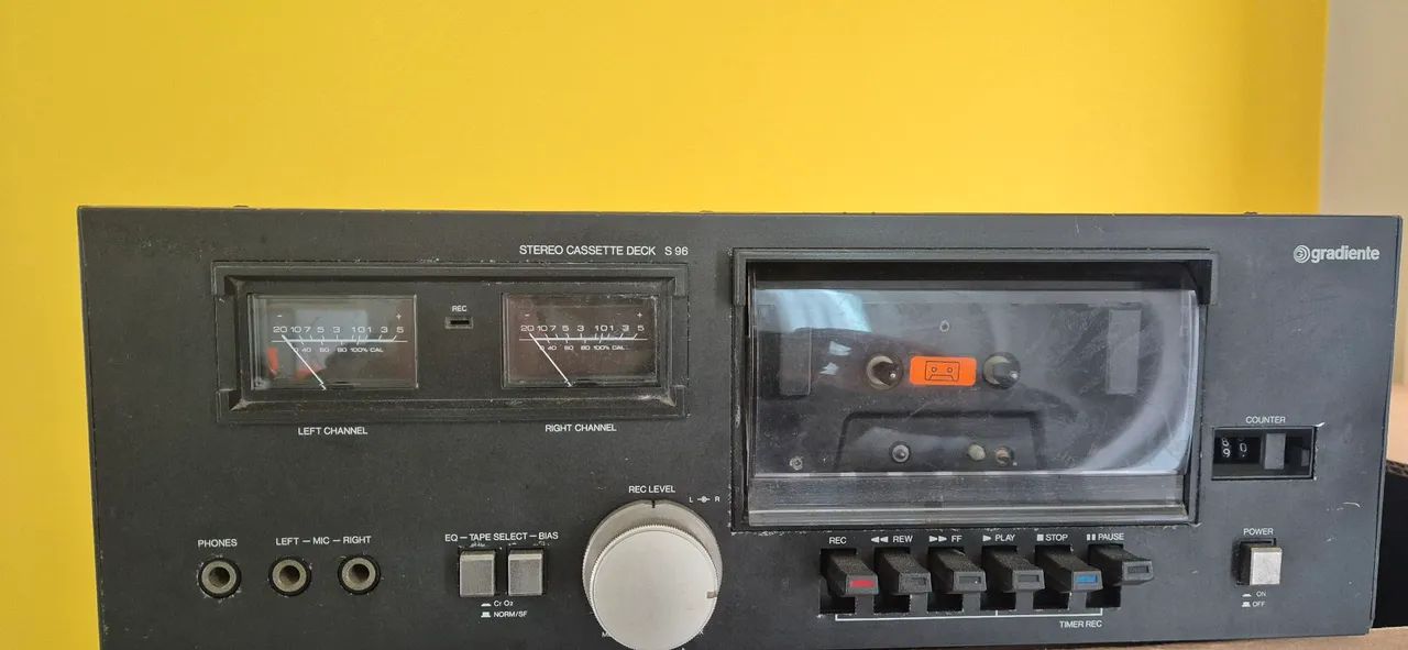 TAPE DECK  Gradiente S96 - Vintage gravador 