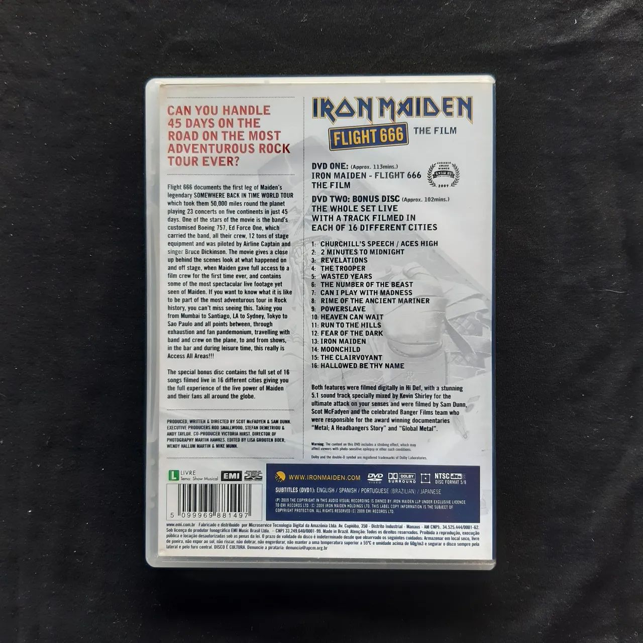 DVD Iron Maiden - Flight 666 - 2 Discos - Foto 4