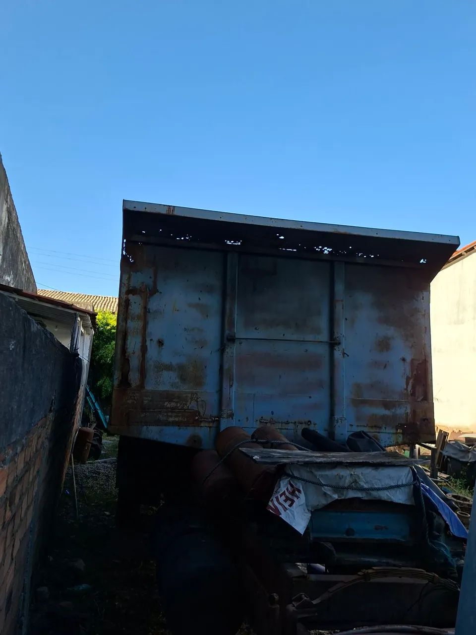 Caçamba/Basculante para caminhão, usado!