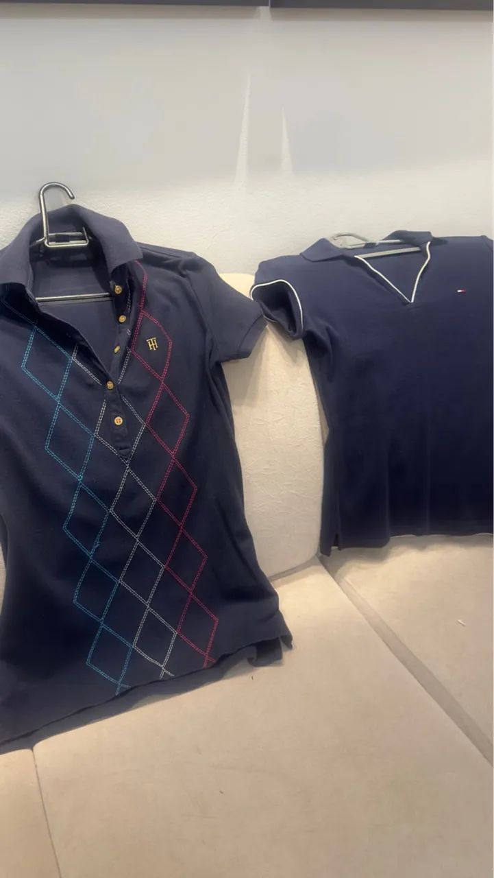 7 Blusas Tommy Hilfiger diversas cores  - Foto 2