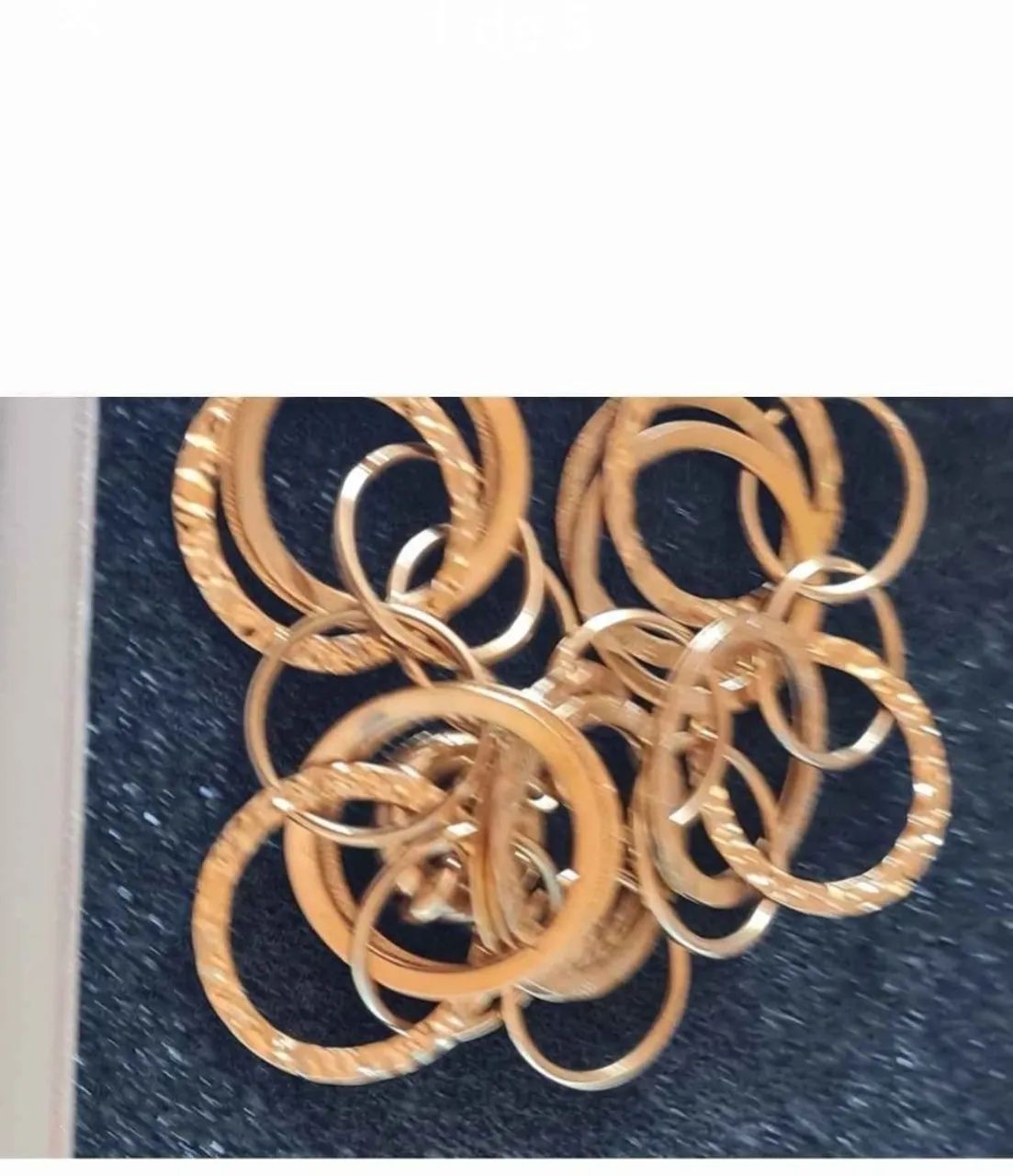 Pulseira  romanel de elos dourados - Foto 5