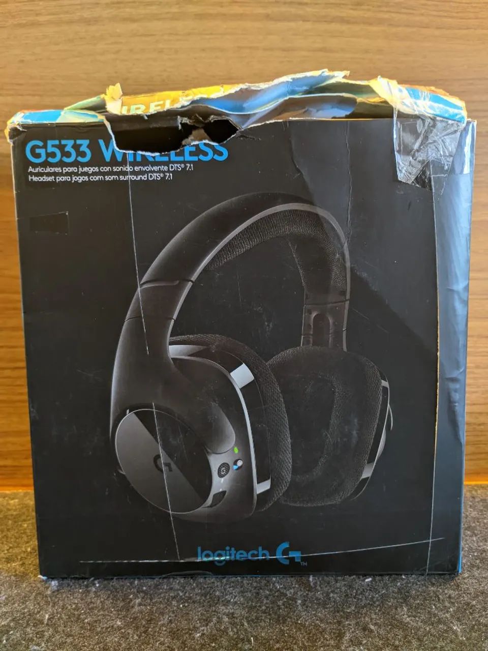 Headset Gamer Logitech G533 Wireless DTS 7.1
