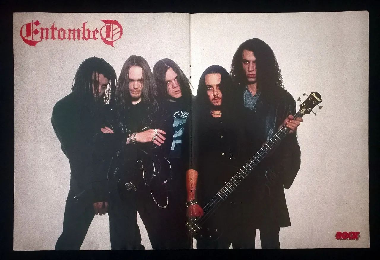 Lote 4 Posters Centrais Metal Thrash Death anos 80 e 90