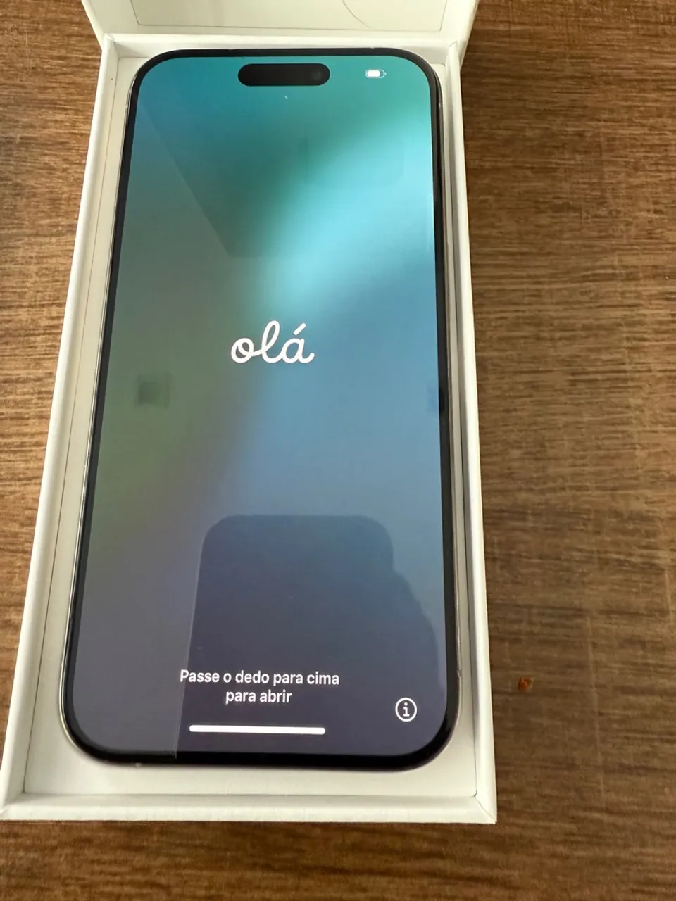 iPhone 15 Pro 128GB usado e com caixa original