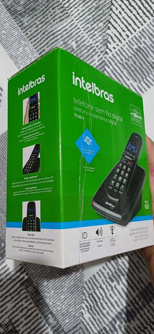 Telefone sem fio digital Intelbras TS63 V - Foto 5